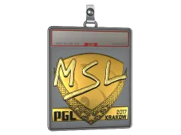 Sticker Slab | MSL (Gold) | Krakow 2017