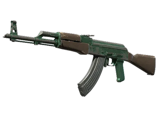 Souvenir AK-47 | Wintergreen (Battle-Scarred)