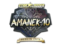 Sticker | AmaNEk (Gold) | Berlin 2019