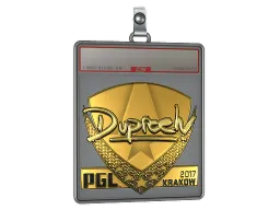 Sticker Slab | dupreeh (Gold) | Krakow 2017