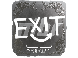 Sticker | exit (Foil) | Austin 2025