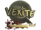 Sticker | vexite (Gold) | Shanghai 2024 CS2 skin