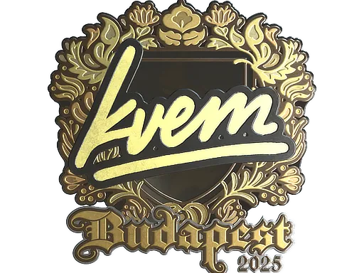 Sticker | Kvem (Gold) | Budapest 2025