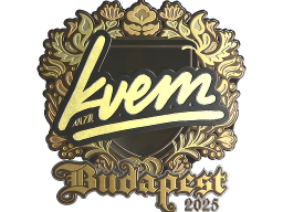 Sticker | Kvem (Gold) | Budapest 2025