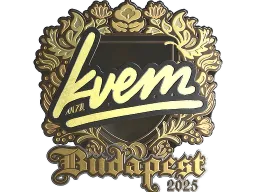 Sticker | Kvem (Gold) | Budapest 2025