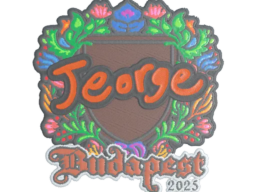 Sticker | jeorge (Embroidered) | Budapest 2025
