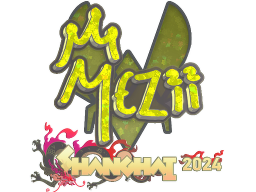 Sticker | mezii (Glitter) | Shanghai 2024