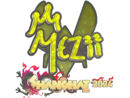 Sticker | mezii (Glitter) | Shanghai 2024