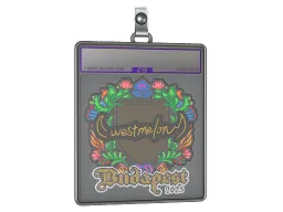 Sticker Slab | westmelon (Embroidered) | Budapest 2025