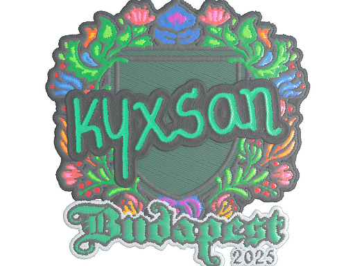 Sticker | kyxsan (Embroidered) | Budapest 2025