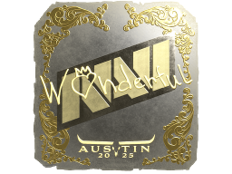 Sticker | w0nderful (Gold) | Austin 2025