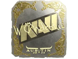 Sticker | w0nderful (Gold) | Austin 2025