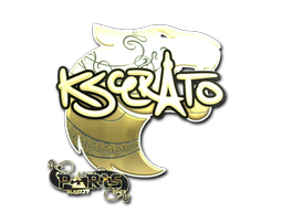 Sticker | KSCERATO (Gold) | Paris 2023