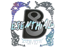 Sticker | esenthial (Holo) | Austin 2025