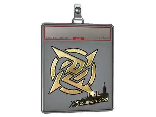 Sticker Slab | Ninjas in Pyjamas (Gold) | Stockholm 2021