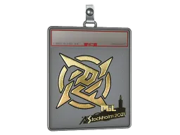 Sticker Slab | Ninjas in Pyjamas (Gold) | Stockholm 2021