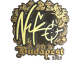 Sticker | NiKo (Gold) | Budapest 2025