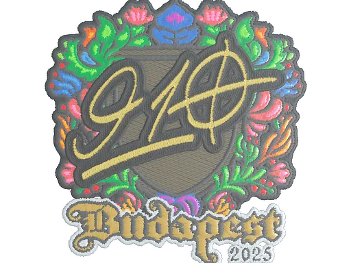 Sticker | 910 (Embroidered) | Budapest 2025
