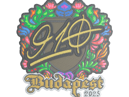 Sticker | 910 (Embroidered) | Budapest 2025