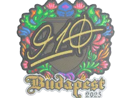 Sticker | 910 (Embroidered) | Budapest 2025