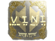 Sticker | VINI (Gold) | Austin 2025