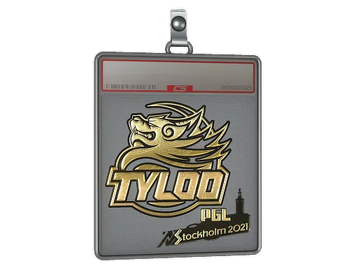 Sticker Slab | Tyloo (Gold) | Stockholm 2021