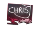 Sticker | chrisJ | Cologne 2015 CS2 skin