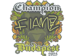 Sticker | FlameZ (Champion) | Budapest 2025