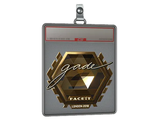 Sticker Slab | gade (Gold) | London 2018