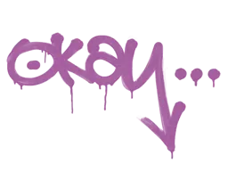 Sealed Graffiti | Okay (Bazooka Pink)
