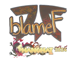 Sticker | blameF (Holo) | Shanghai 2024
