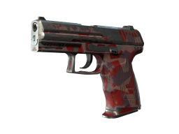 P2000 | Red FragCam (Battle-Scarred)