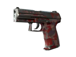 P2000 | Red FragCam (Battle-Scarred)