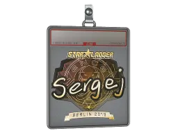 Sticker Slab | sergej (Gold) | Berlin 2019