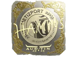 Sticker | hampus (Gold) | Austin 2025