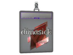 Sticker Slab | dimasick (Foil) | Boston 2018