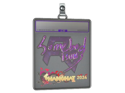 Sticker Slab | somebody (Glitter) | Shanghai 2024