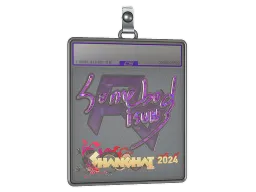 Sticker Slab | somebody (Glitter) | Shanghai 2024