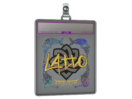 Sticker Slab | latto (Holo) | Austin 2025