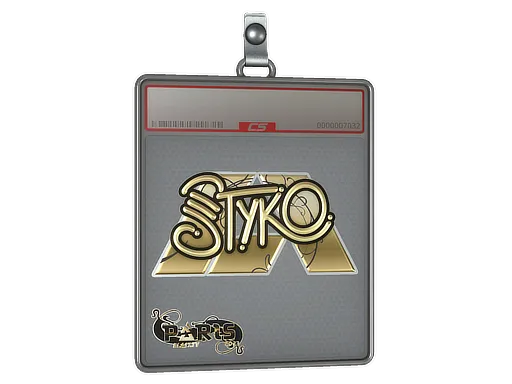 Sticker Slab | STYKO (Gold) | Paris 2023