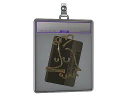 Sticker Slab | Hello AK-47 (Gold)
