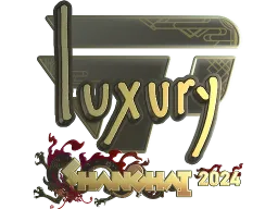 Sticker | lux (Gold) | Shanghai 2024