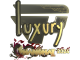 Sticker | lux (Gold) | Shanghai 2024