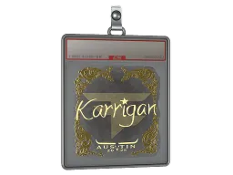 Sticker Slab | karrigan (Gold) | Austin 2025