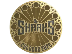 Sticker | Sharks Esports (Gold) | Cologne 2026