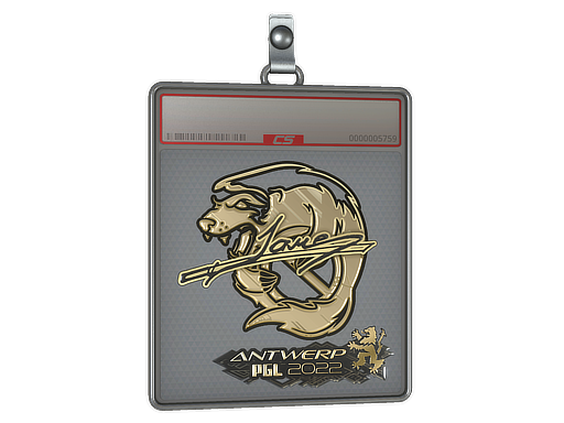 Sticker Slab | Jame (Gold) | Antwerp 2022