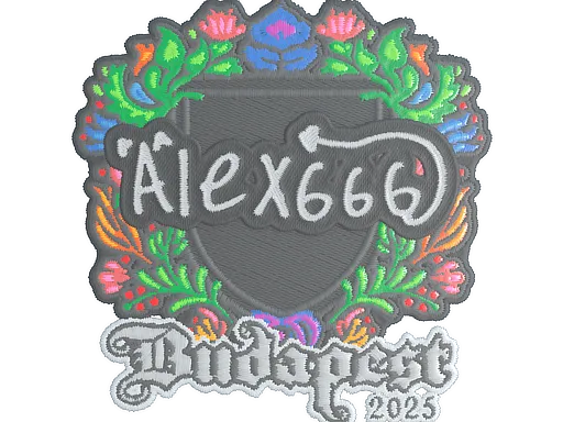 Sticker | alex666 (Embroidered) | Budapest 2025