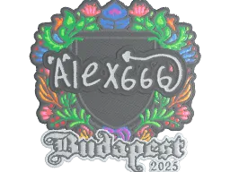 Sticker | alex666 (Embroidered) | Budapest 2025