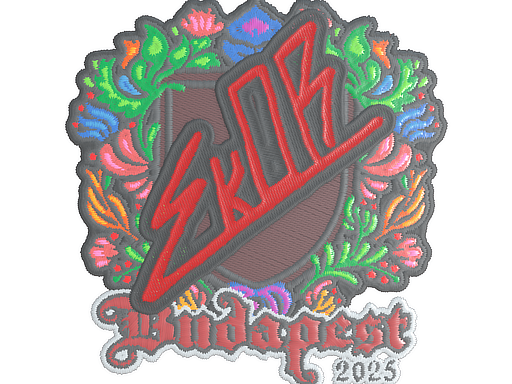 Sticker | sk0R (Embroidered) | Budapest 2025