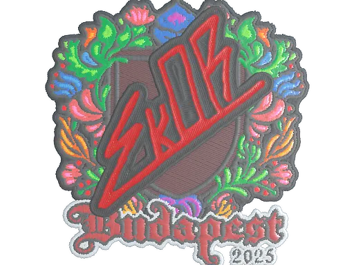 Sticker | sk0R (Embroidered) | Budapest 2025